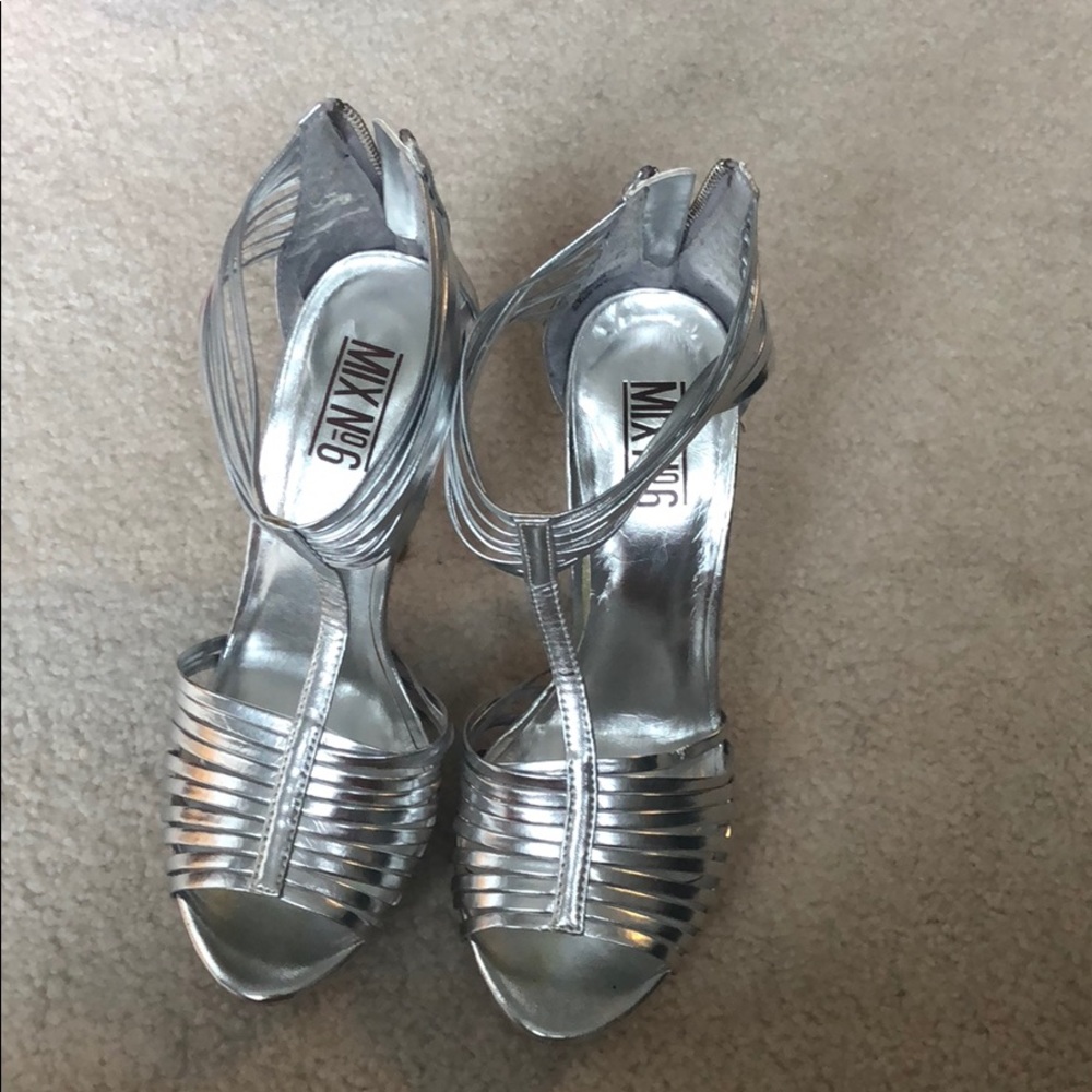 Silver heels